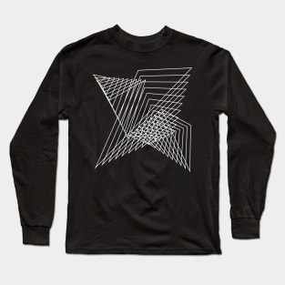 geometric lines design Long Sleeve T-Shirt